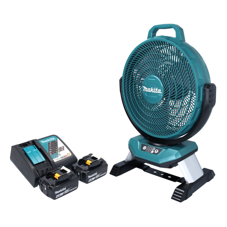 Makita DCF 301 RG Akku Ventilator Lüfter 18 V 33 cm + 2x Akku 6,0 Ah + Ladegerät - Toolbrothers