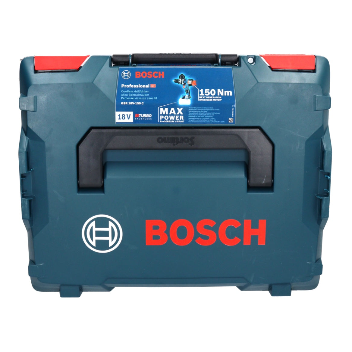 Bosch GSR 18V-150 C Professional Akku Bohrschrauber 18 V 150 Nm Biturbo Brushless + 1x Akku 5,0 Ah + L-Boxx - ohne Ladegerät - Toolbrothers