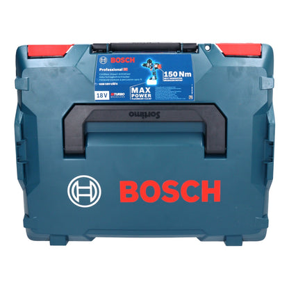 Bosch GSB 18V-150 C Professional perceuse à percussion sans fil 18 V 150 Nm Biturbo brushless + 2x batterie ProCORE 4,0 Ah + chargeur + L-Boxx