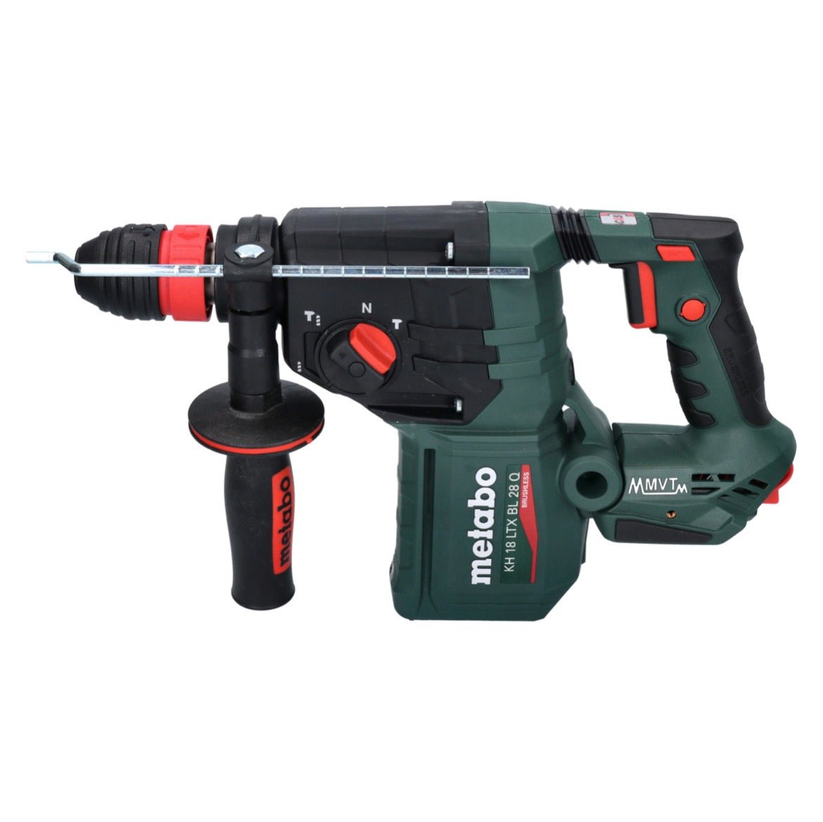 Metabo KH 18 LTX BL 28 Q Akku Bohrhammer 18 V 3 J SDS plus Brushless + 1x Akku 4,0 Ah + metaBOX - ohne Ladegerät