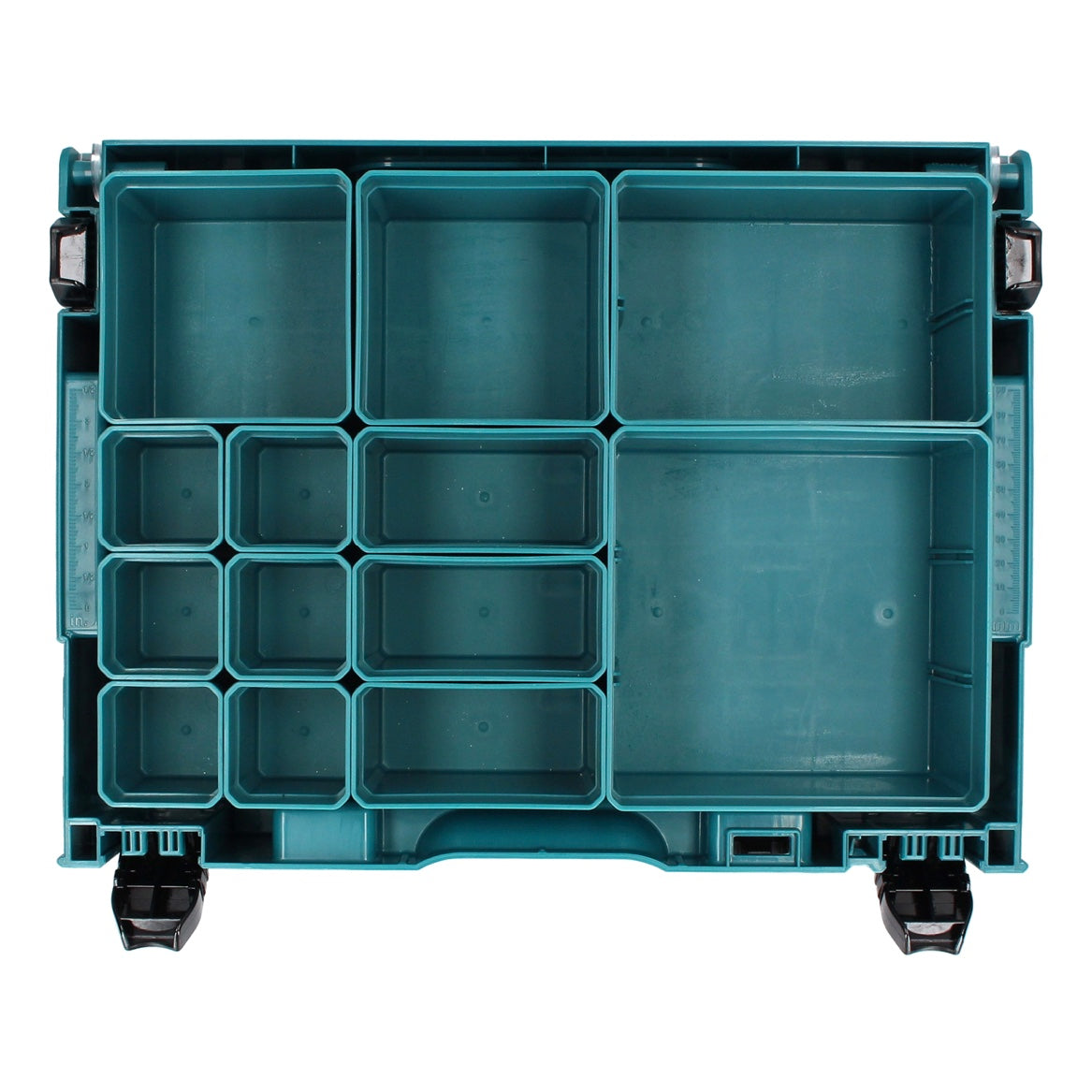 Makita MAKPAC 1 Organizer Set 2x mallette pour petites pièces 395 x 295 x 110 mm (2x 191X80-2) avec 13x insert de boîte