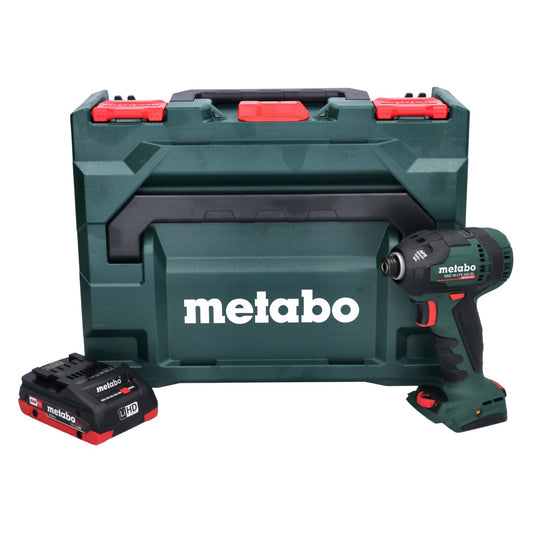 Metabo SSD 18 LTX 200 BL Akku Schlagschrauber 18 V 200 Nm 1/4" Brushless + 1x Akku 4,0 Ah + metaBOX - ohne Ladegerät