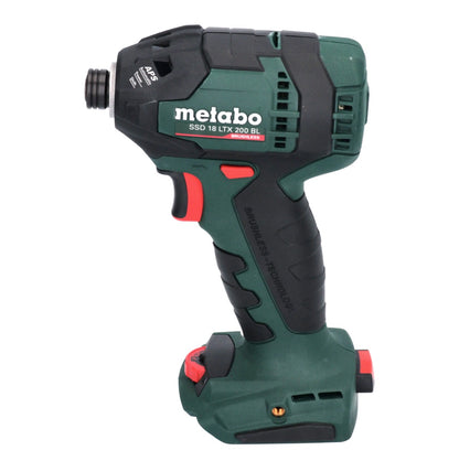 Metabo SSD 18 LTX 200 BL Akku Schlagschrauber 18 V 200 Nm 1/4" Brushless + 1x Akku 4,0 Ah + Ladegerät + metaBOX