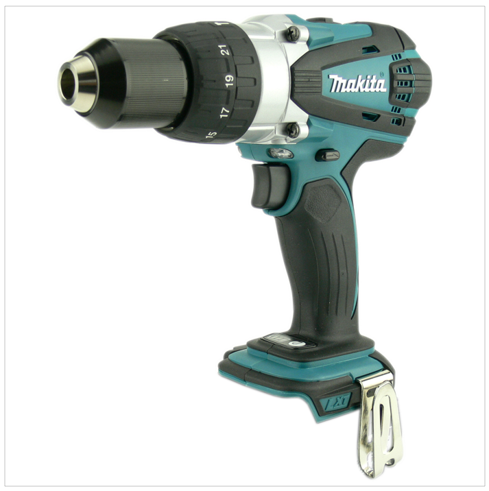 Makita BHP 458 18 V Li-Ion Akku Schlagbohrschrauber + 1x Makita BL1830 B Akku + DC18RC Lader + Alu universal Koffer - Toolbrothers