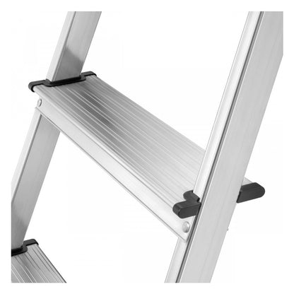 Hailo L60 StandardLine Sicherheits Stehleiter Aluminium 4 Stufen 146 cm 150 kg ( 8160-407 )