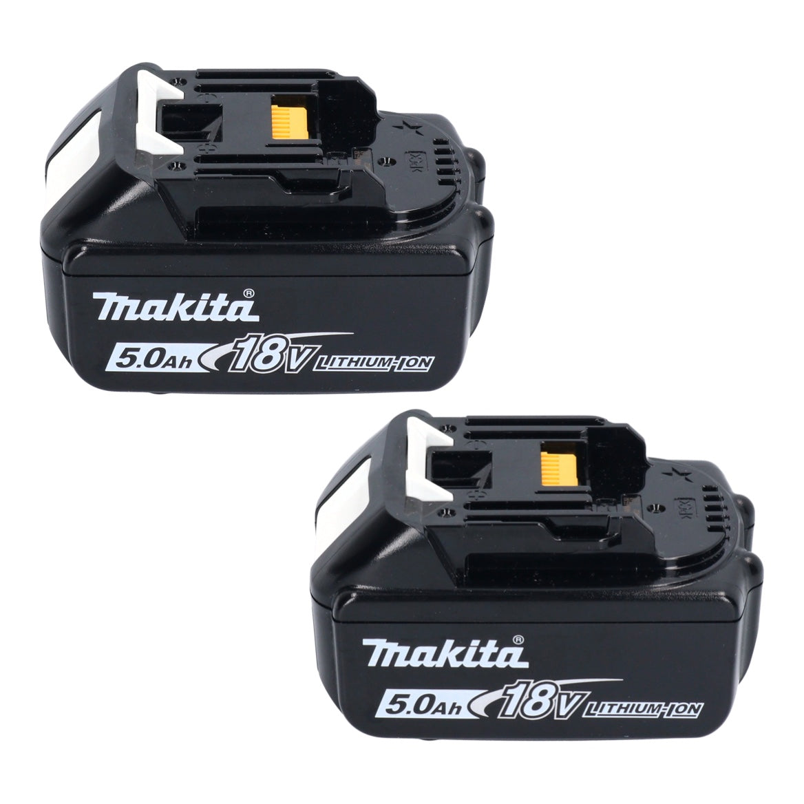 Makita Power Source Kit 18 V mit 2x BL 1850 B 5,0 Ah Akku + DC 18 RC Schnellladegerät + Makpac ( 197624-2 )