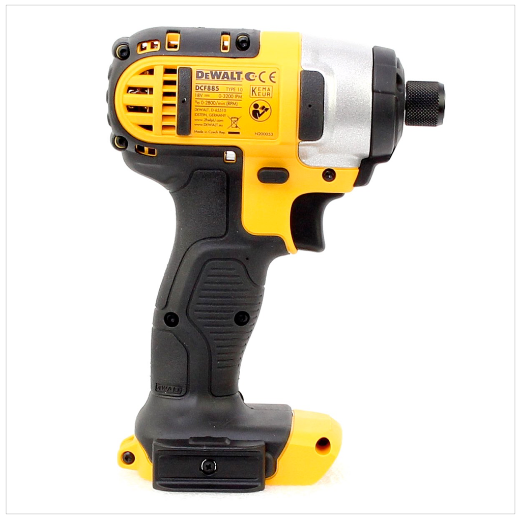 Dewalt DCF 885 N Akku Schlagschrauber 18 V 155 Nm 1/4" Solo - ohne Akku, ohne Ladegerät - Toolbrothers