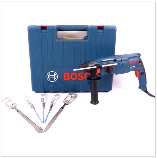 Bosch GBH 2400 SDS-Plus Professional Bohrhammer 720 W im Transport Koffer + Meissel und Bohrer - Toolbrothers