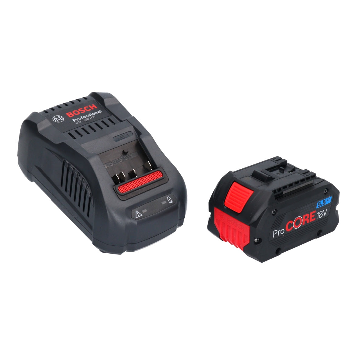 Bosch GBH 18V-28 DC Professional Akku Bohrhammer 18 V 3,4 J SDS Plus Brushless + 1x ProCORE Akku 5,5 Ah + Ladegerät + XL-Boxx