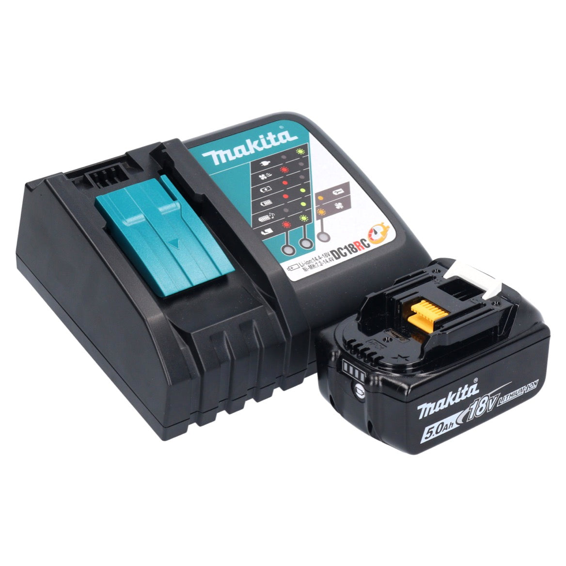 Makita DSS 610 RT1 scie circulaire sur batterie 18 V 165 mm + 1x batterie 5,0 Ah + chargeur