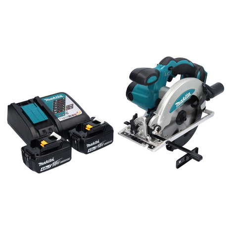 Makita DSS 610 RM Akku Handkreissäge 18 V 165 mm + 2x Akku 4,0 Ah + Ladegerät