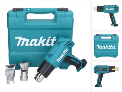 Makita HG 6030 K Heißluftgebläse 1800 W 50 - 600 °C + 4x Düse + Koffer