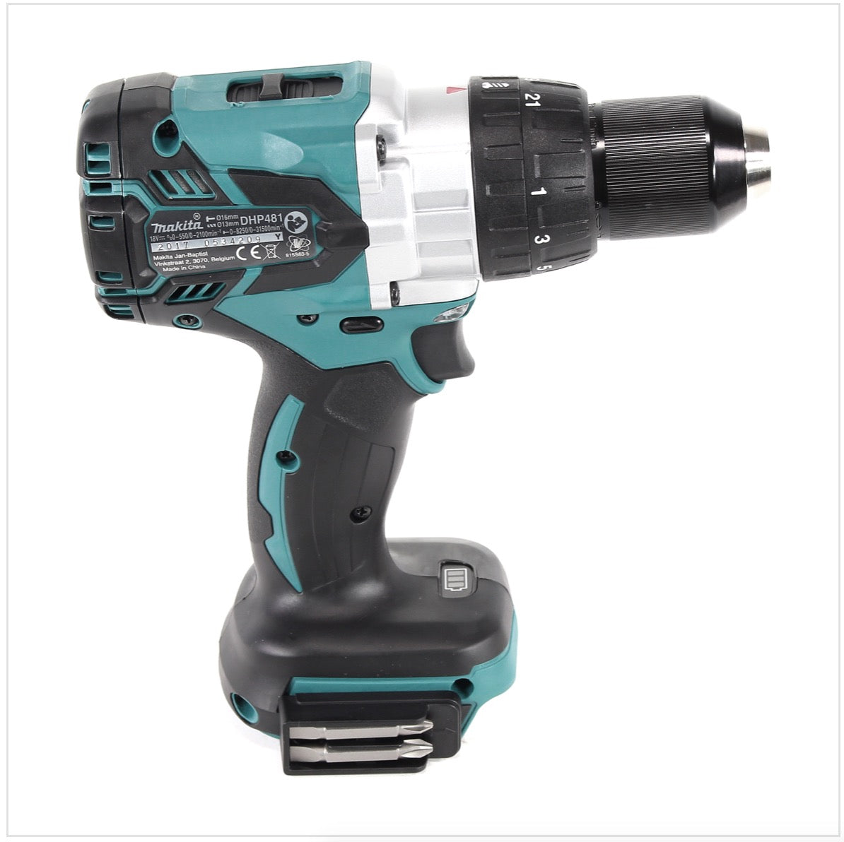 Makita DHP 481 ZJ Akku Schlagbohrschrauber 18 V 115 Nm Brushless + Makpac - ohne Akku, ohne Ladegerät - Toolbrothers