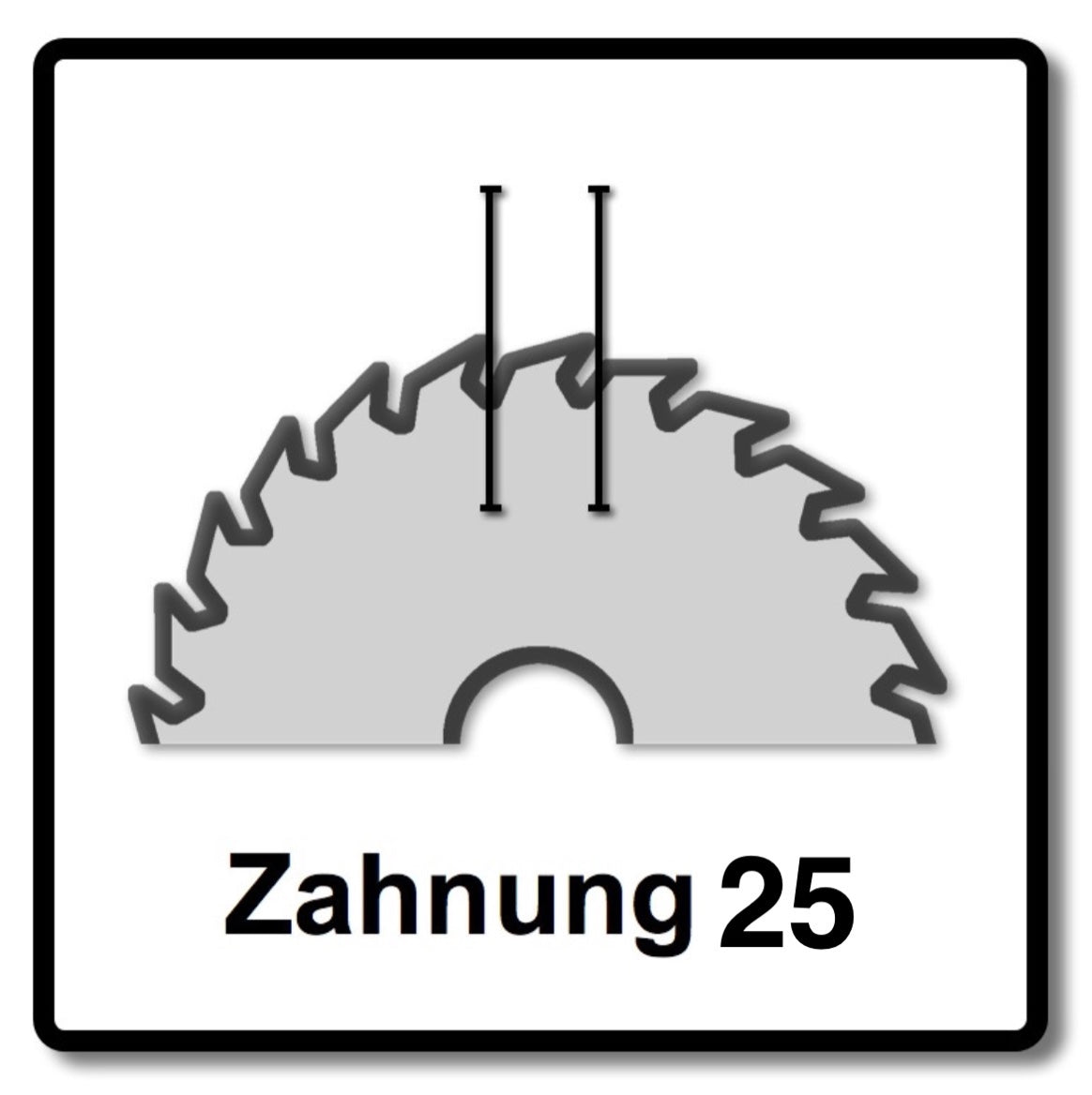 Makita CCM13625E SPECIALIZED EFFICUT Sägeblatt ( E-12120 ) 136 x 1,4 x 20 mm 25 Zähne für Holz