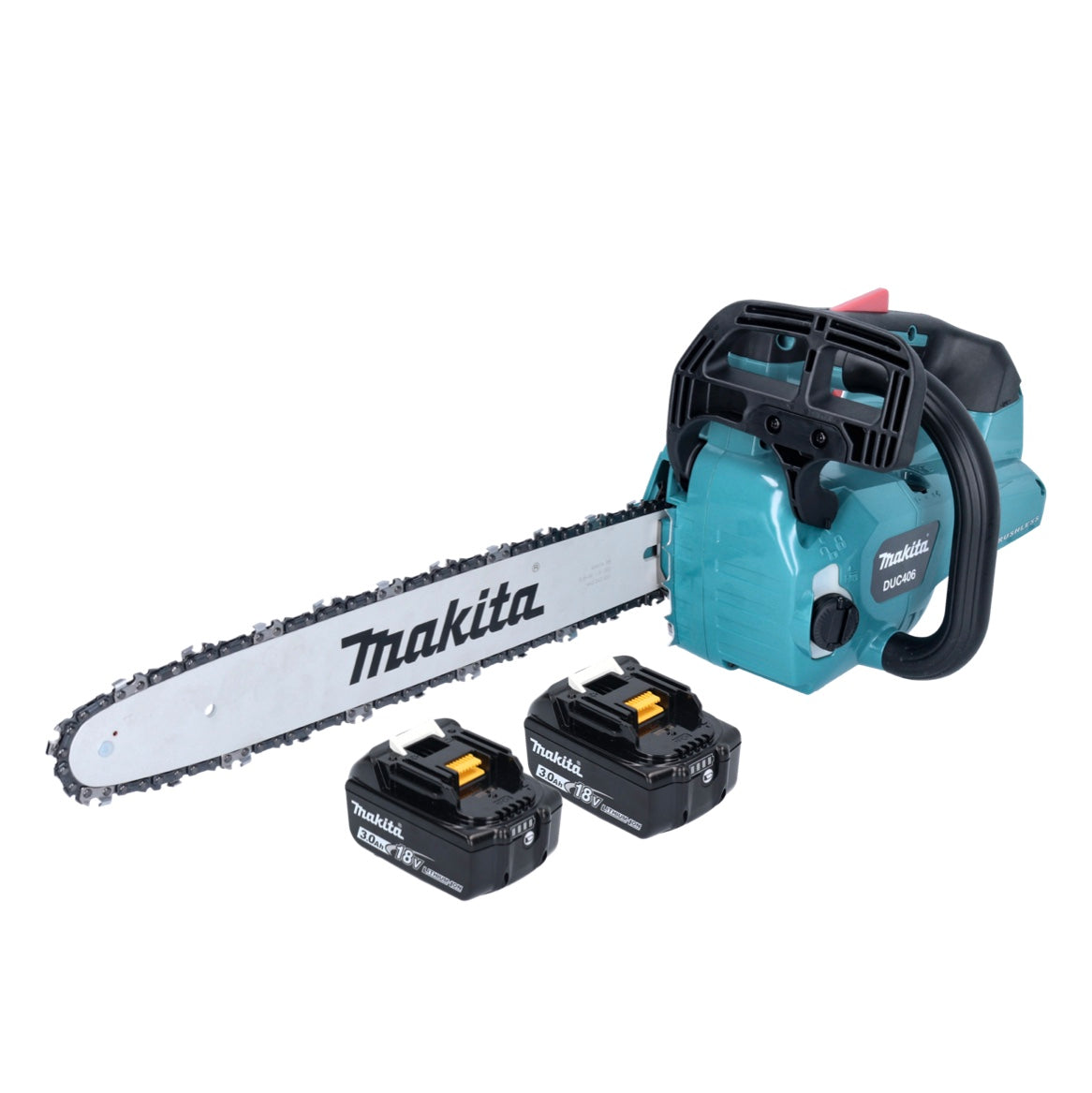 Tronçonneuse à batterie Makita DUC 406 FB 36 V (2x 18 V) 40 cm sans balais + 2x batterie 3,0 Ah - sans chargeur