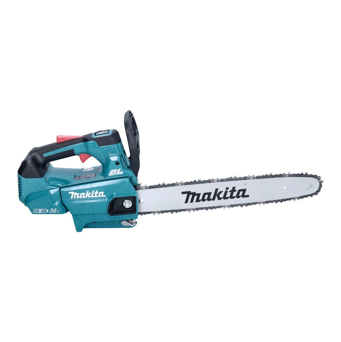 Tronçonneuse à batterie Makita DUC 406 RFB 36 V (2x 18 V) 40 cm sans balais + 2x batterie 3,0 Ah + chargeur