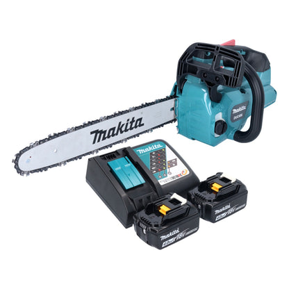 Makita DUC 406 RMB Akku Kettensäge 36 V ( 2x 18 V ) 40 cm Brushless + 2x Akku 4,0 Ah + Ladegerät