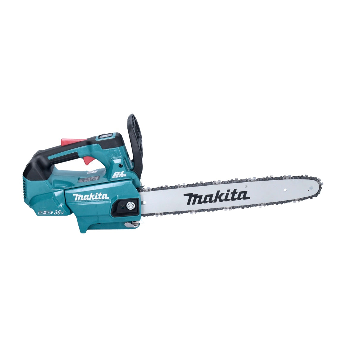 Tronçonneuse à batterie Makita DUC 406 RTB 36 V (2x 18 V) 40 cm sans balais + 2x batterie 5,0 Ah + chargeur