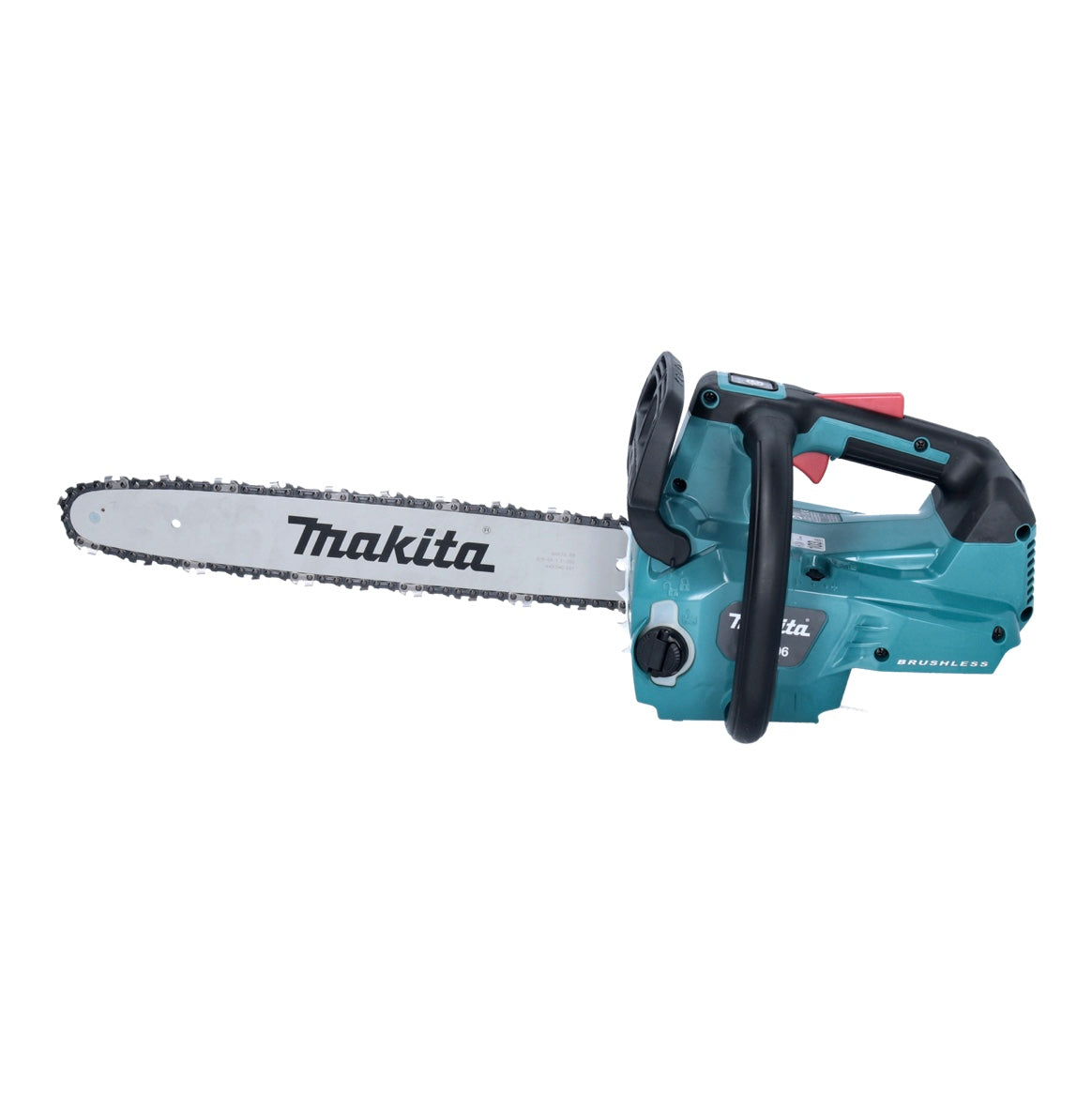 Makita DUC 406 PGB Akku Kettensäge 36 V ( 2x 18 V ) 40 cm Brushless + 2x Akku 6,0 Ah + Doppelladegerät