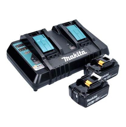 Tronçonneuse à batterie Makita DUC 406 PGB 36 V (2x 18 V) 40 cm sans balais + 2x batterie 6,0 Ah + double chargeur