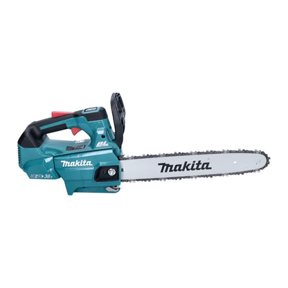 Makita DUC 356 PMB Akku Kettensäge 36 V ( 2x 18 V ) 35 cm Brushless + 2x Akku 4,0 Ah + Doppelladegerät