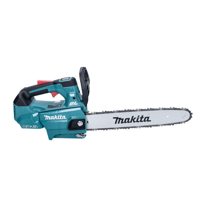 Makita DUC 356 GB Akku Kettensäge 36 V ( 2x 18 V ) 35 cm Brushless + 2x Akku 6,0 Ah - ohne Ladegerät