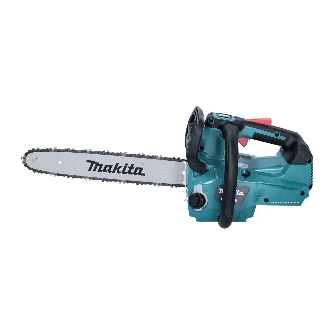 Makita DUC 356 PGB Akku Kettensäge 36 V ( 2x 18 V ) 35 cm Brushless + 2x Akku 6,0 Ah + Doppelladegerät