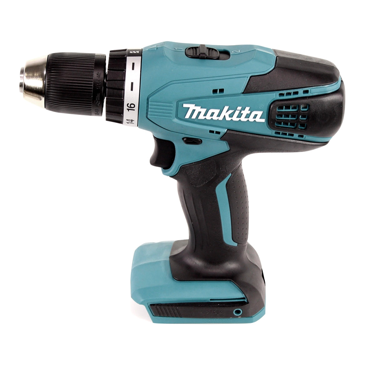 Makita DF 457 DWE perceuse-visseuse sans fil 18 V 42 Nm série G + taille-haie sans fil Makita UH 522 DZ + 2 batteries 1,5 Ah + chargeur + jeu de 101 embouts + mallette