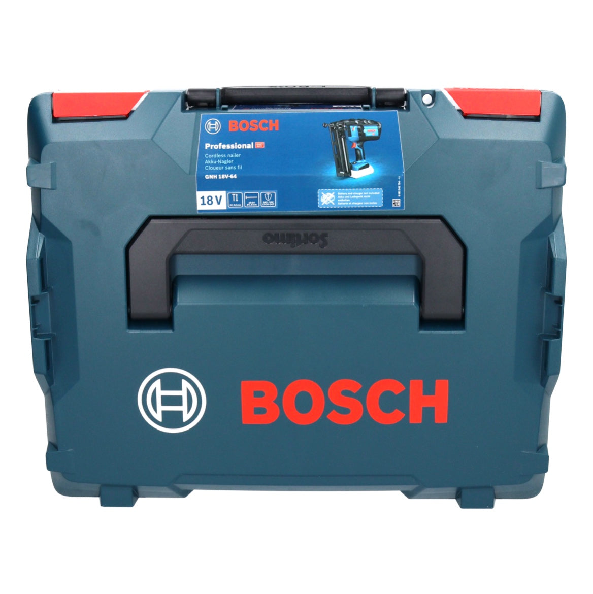 Bosch GNH 18V-64 Akku Nagler 18 V 64 mm 1,6 mm + 2x ProCORE Akku 4,0 Ah + Ladegerät + L-Boxx ( 0601481102 ) - Toolbrothers