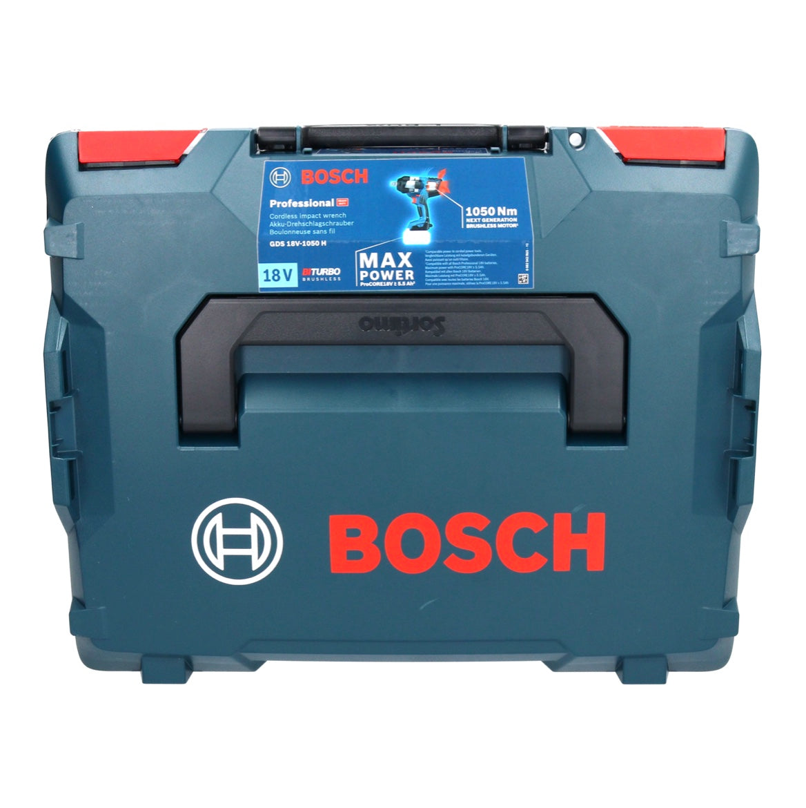 Bosch GDS 18V-1050 H  Akku Drehschlagschrauber 18 V 1050 Nm 3/4" Biturbo Brushless + 1x ProCORE Akku 4,0 Ah + L-Boxx - ohne Ladegerät