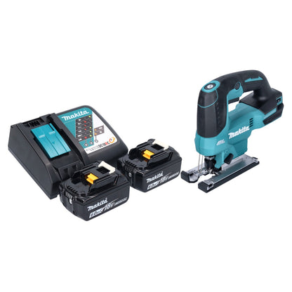 Makita DJV 184 RG Akku Pendelhub Stichsäge 18 V Brushless + 2x Akku 6,0 Ah + Ladegerät - Toolbrothers