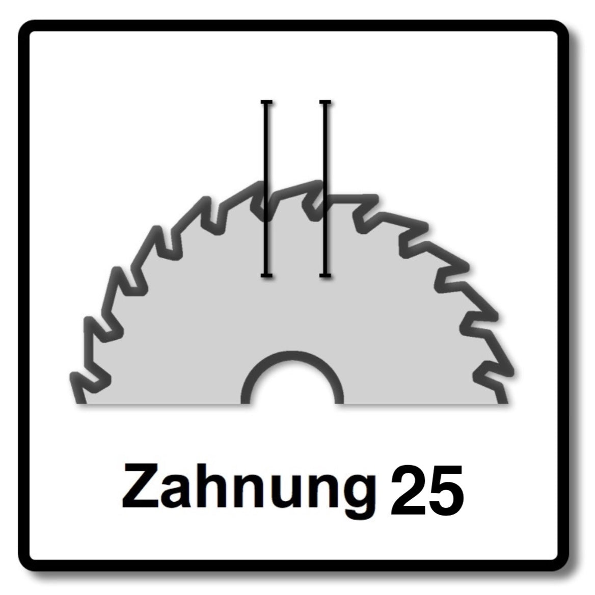 Makita CCM13625E SPECIALIZED EFFICUT Sägeblatt 2 Stk. ( 2x E-12120 ) 136 x 1,4 x 20 mm 25 Zähne für Holz