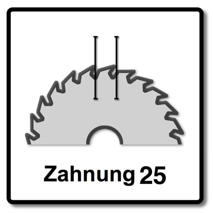 Makita CCM13625E SPECIALIZED EFFICUT Sägeblatt 4 Stk. ( 4x E-12120 ) 136 x 1,4 x 20 mm 25 Zähne für Holz