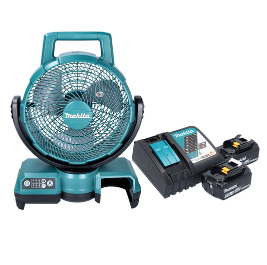 Makita DCF 203 RF Akku Lüfter Ventilator 14,4 V - 18 V + 2x Akku 3,0 Ah + Ladegerät