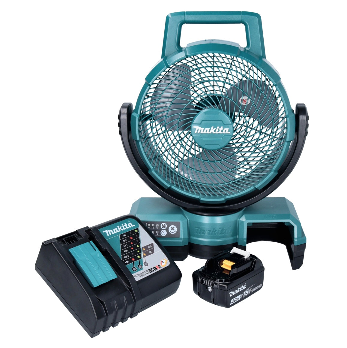 Ventilateur sur batterie Makita DCF 203 RM1 14,4 V - 18 V + 1x batterie 4,0 Ah + chargeur