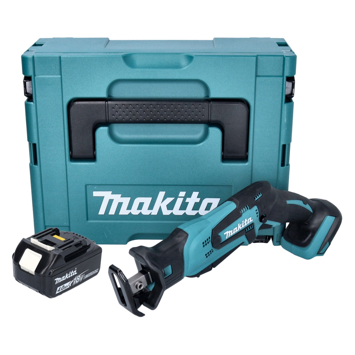 Makita DJR 185 M1J batterie Scie sabre Recipro 18 V + 1x batterie 4,0 Ah + Makpac - sans chargeur