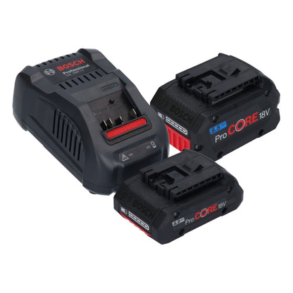 Bosch Starter Set 1x ProCORE 18 V 5,5 Ah Akku + 1x ProCORE 18 V 4,0 Ah Akku + GAL 1880 CV Ladegerät ( 1600A0214A ) - Toolbrothers