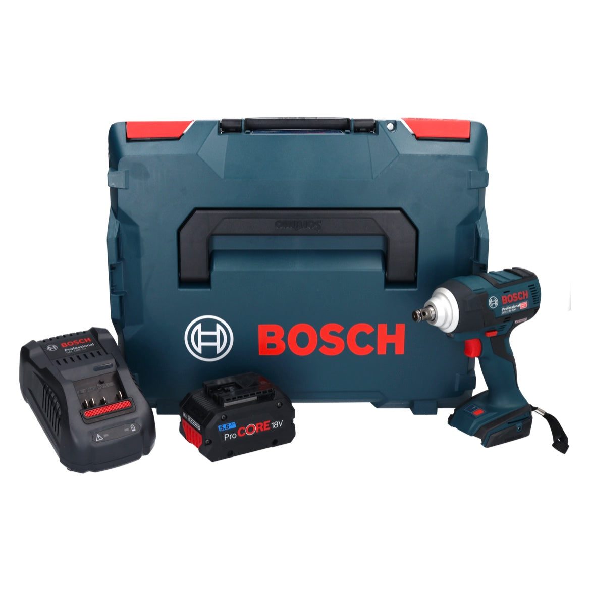 Bosch GDS 18V-300  Akku Schlagschrauber 18 V 300 Nm 1/2" Brushless + 1x ProCORE Akku 5,5 Ah + Ladegerät + L-Boxx - Toolbrothers