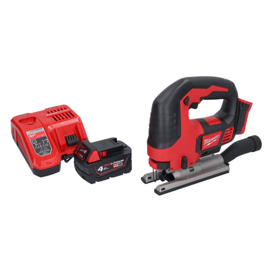 Scie sauteuse à batterie Milwaukee M18 BJS-401 18 V + 1x batterie 4,0 Ah + chargeur