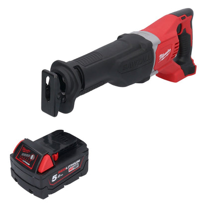 Batterie Milwaukee M18 BSX-501 Scie sabre Recipro 18 V + 1x batterie 5,0 Ah - sans chargeur