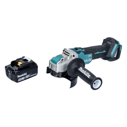 Makita DGA 521 T1X1 Meuleuse d'angle sur batterie 18 V 125 mm X-LOCK brushless + 1x batterie 5,0 Ah - sans chargeur