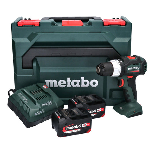 Metabo BS 18 LT BL Akku Bohrschrauber 18 V 75 Nm Brushless + 2x Akku 4,0 Ah + Ladegerät + metaBOX