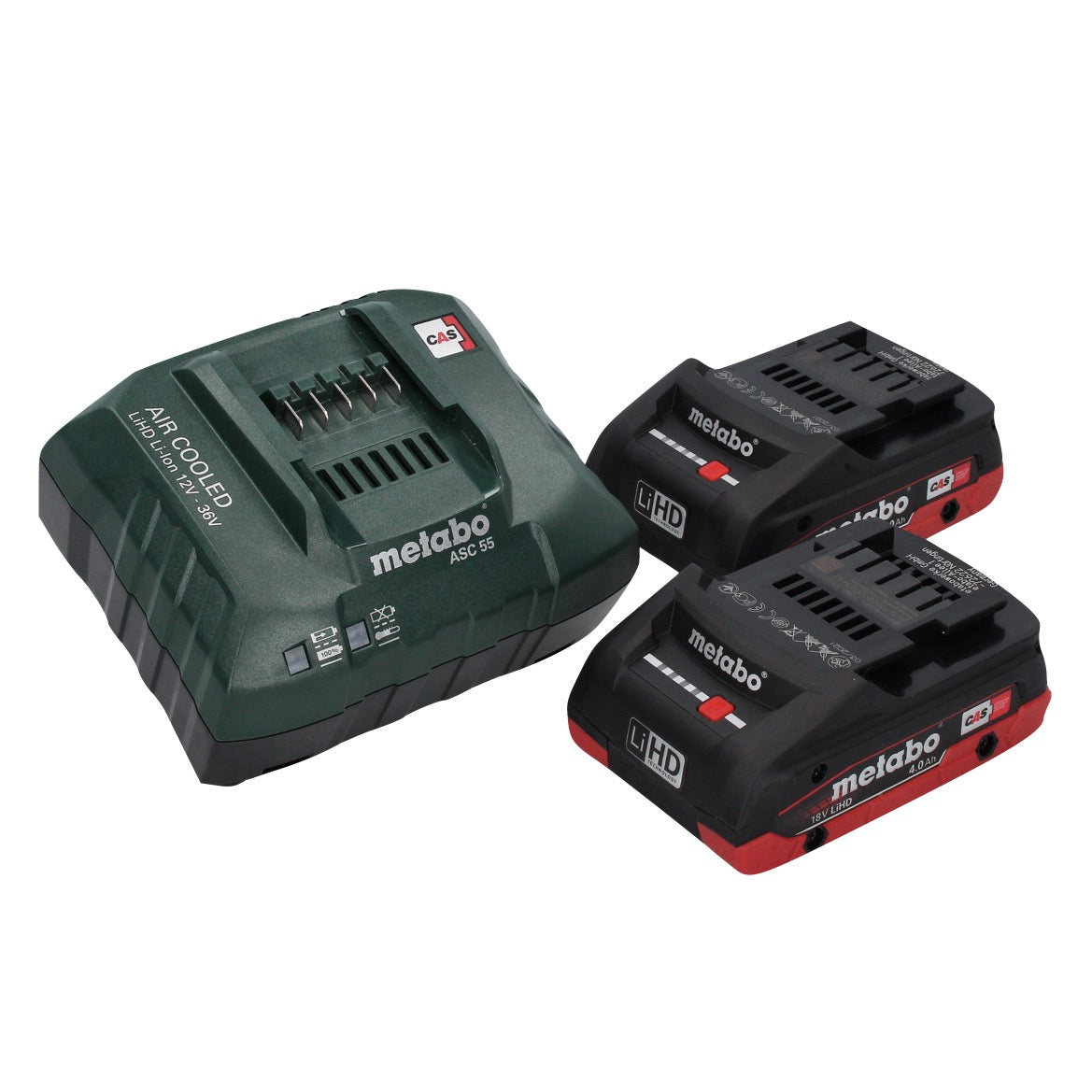 Metabo KH 18 LTX BL 24 Q marteau combiné à batterie 18 V 2,2 J + 2x batteries 4,0 Ah + chargeur + métaBOX (601714800)