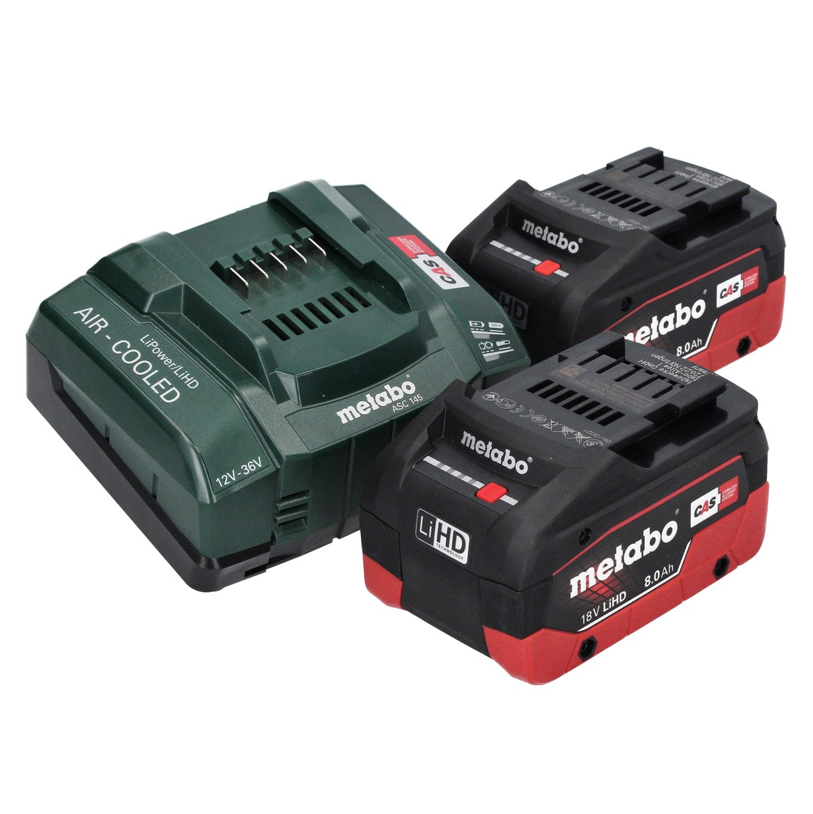 Metabo KH 18 LTX BL 24 Q marteau combiné à batterie 18 V 2,2 J + 2x batterie 8,0 Ah + chargeur + métaBOX