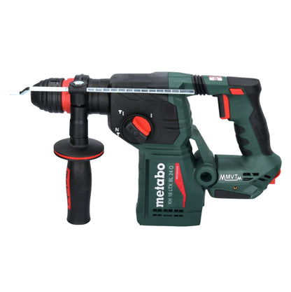 Metabo KH 18 LTX BL 24 Q marteau combiné à batterie 18 V 2,2 J + 2x batterie 8,0 Ah + chargeur + métaBOX