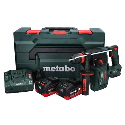 Metabo KH 18 LTX BL 24 Q marteau combiné à batterie 18 V 2,2 J + 2x batterie 8,0 Ah + chargeur + métaBOX