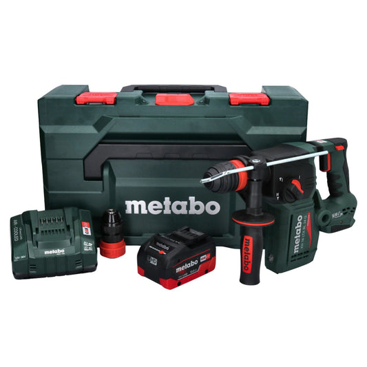 Metabo KH 18 LTX BL 24 Q marteau combiné à batterie 18 V 2,2 J + 1x batterie 10,0 Ah + chargeur + métaBOX