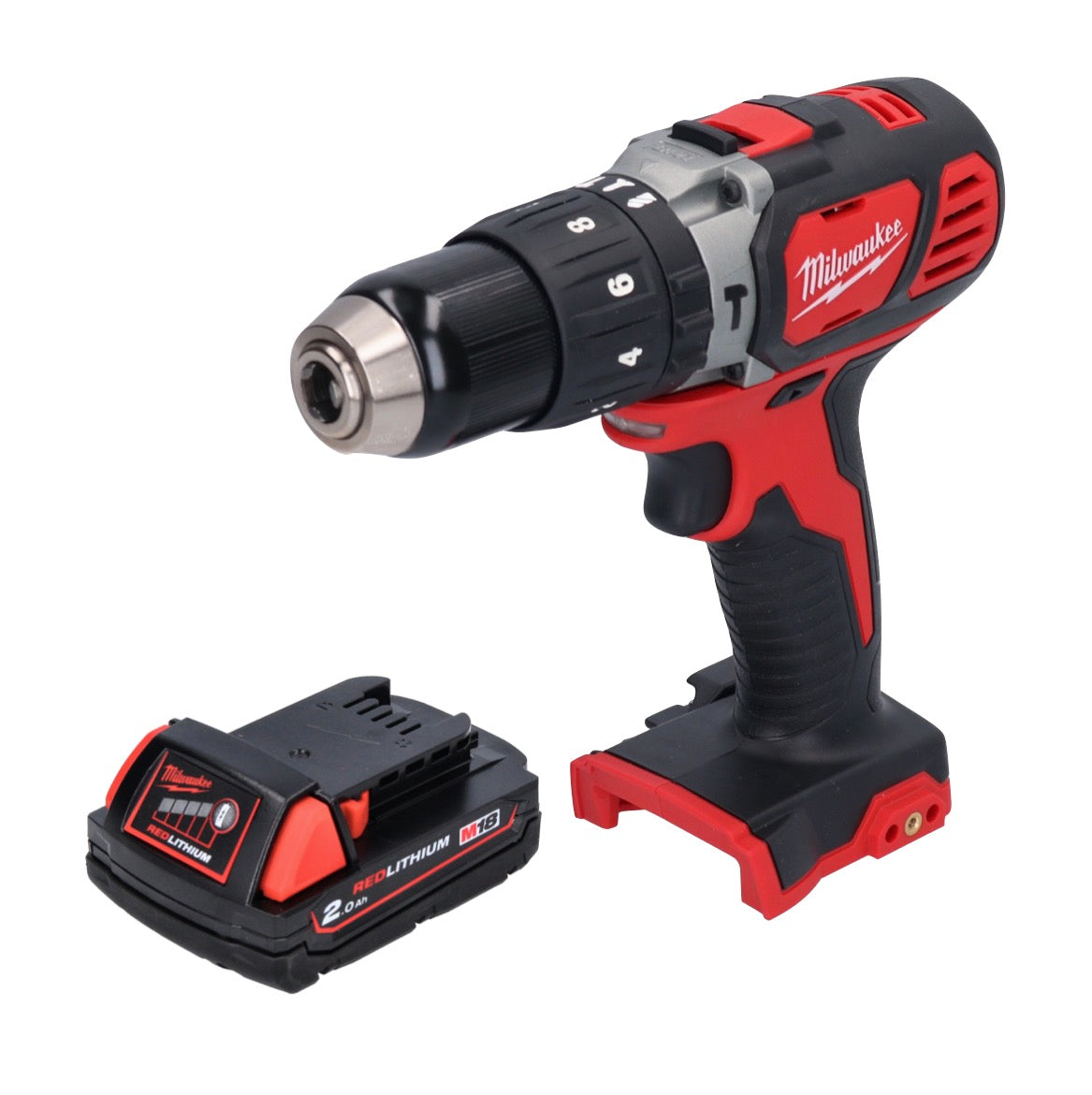 Perceuse à percussion sans fil Milwaukee M18 BPD 18 V 60 Nm + 1x batterie 2,0 Ah - sans chargeur