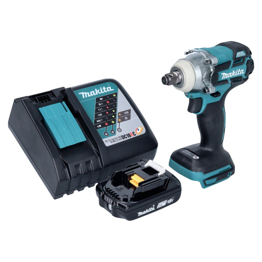 Makita DTW 285 RA1 Akku Schlagschrauber 18 V 280 Nm 1/2" Brushless + 1x Akku 2,0 Ah + Ladegerät