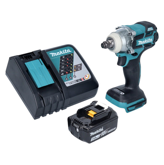 Makita DTW 285 RF1 clé à chocs sans fil 18 V 280 Nm 1/2" sans balai + 1x batterie 3,0 Ah + chargeur